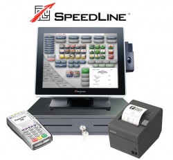 Pizzeria Point of Sale System with Customizable Delivery Pack by SpeedLine Solutions